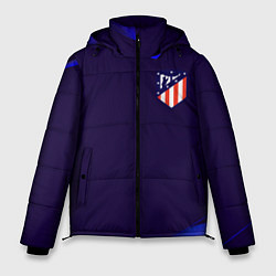 Куртка зимняя мужская Фк Atletico абстракция, цвет: 3D-черный