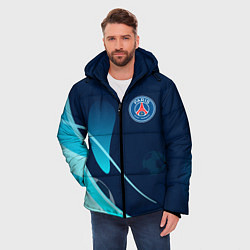 Куртка зимняя мужская Фк псж абстракция, цвет: 3D-светло-серый — фото 2