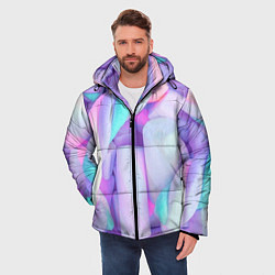 Куртка зимняя мужская Необычные конфеты, цвет: 3D-светло-серый — фото 2