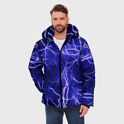 Куртка зимняя мужская Многочисленные молнии, цвет: 3D-светло-серый — фото 2