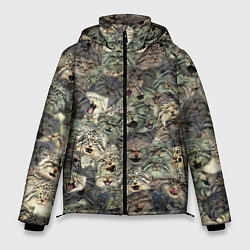 Куртка зимняя мужская Мануловый камуфляж, цвет: 3D-светло-серый