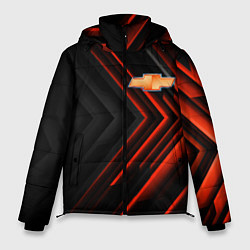 Куртка зимняя мужская Chevrolet art, цвет: 3D-красный