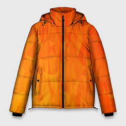 Куртка зимняя мужская Абстрактно-огненный узор, цвет: 3D-светло-серый