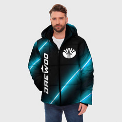 Куртка зимняя мужская Daewoo неоновые лампы, цвет: 3D-черный — фото 2