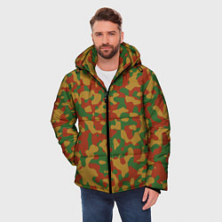 Куртка зимняя мужская Камуфляж WW2 German, цвет: 3D-черный — фото 2