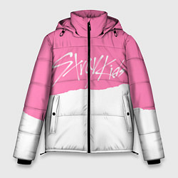 Мужская зимняя куртка Stray Kids pink and white