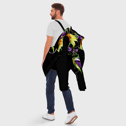 Мужская зимняя куртка Лилии / 3D-Черный – фото 5