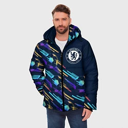 Куртка зимняя мужская Chelsea градиентные мячи, цвет: 3D-черный — фото 2