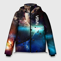 Куртка зимняя мужская За секунду до столкновения планеты с космическим о, цвет: 3D-светло-серый