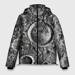 Куртка зимняя мужская Поверхность луны, цвет: 3D-красный