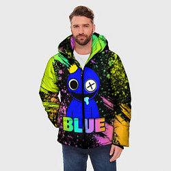 Куртка зимняя мужская Rainbow Friends - Blue, цвет: 3D-красный — фото 2