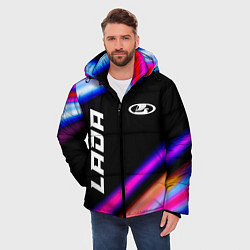 Куртка зимняя мужская LADA speed lights, цвет: 3D-черный — фото 2