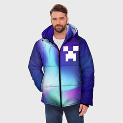 Куртка зимняя мужская Minecraft northern cold, цвет: 3D-черный — фото 2