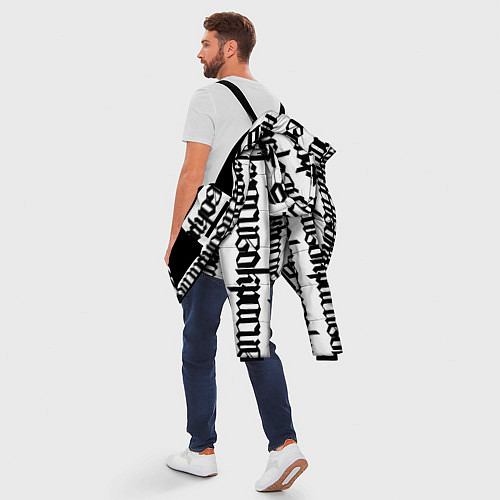 Мужская зимняя куртка Готика / 3D-Черный – фото 5
