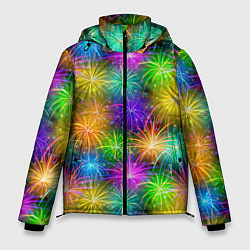 Куртка зимняя мужская Салют разноцветный, цвет: 3D-черный