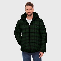 Куртка зимняя мужская Однотонный двоичный код, цвет: 3D-светло-серый — фото 2