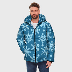 Куртка зимняя мужская Blue snow, цвет: 3D-черный — фото 2