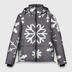 Куртка зимняя мужская Snow in grey, цвет: 3D-черный