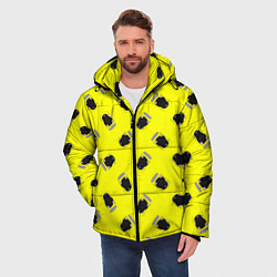 Куртка зимняя мужская Кротовуха, цвет: 3D-черный — фото 2
