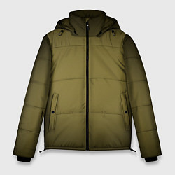Куртка зимняя мужская Градиент хаки, цвет: 3D-черный