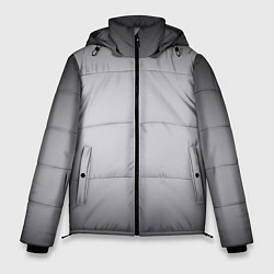 Куртка зимняя мужская Серебристый градиент, цвет: 3D-черный