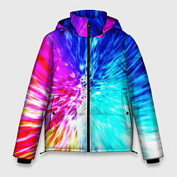 Куртка зимняя мужская Всплеск ярких красок, цвет: 3D-светло-серый
