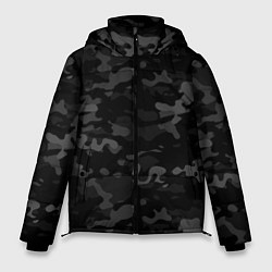 Куртка зимняя мужская Ночной камуфляж, цвет: 3D-черный