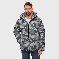 Куртка зимняя мужская Городской серый камуфляж, цвет: 3D-светло-серый — фото 2