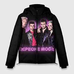 Куртка зимняя мужская 80s Depeche Mode neon, цвет: 3D-красный