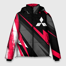 Куртка зимняя мужская Mitsubishi fast lines, цвет: 3D-черный