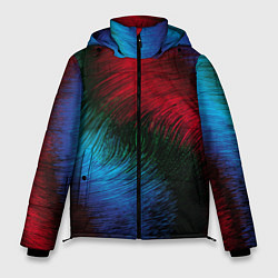Куртка зимняя мужская Буря красок, цвет: 3D-красный