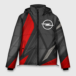 Куртка зимняя мужская Opel sports racing, цвет: 3D-черный