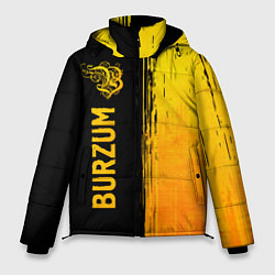 Куртка зимняя мужская Burzum - gold gradient: по-вертикали, цвет: 3D-черный