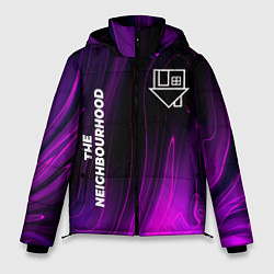 Куртка зимняя мужская The Neighbourhood violet plasma, цвет: 3D-черный