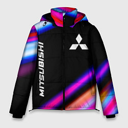 Куртка зимняя мужская Mitsubishi speed lights, цвет: 3D-черный