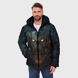 Куртка зимняя мужская Space marine machine, цвет: 3D-красный — фото 2