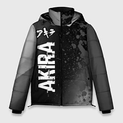Куртка зимняя мужская Akira glitch на темном фоне: по-вертикали, цвет: 3D-черный