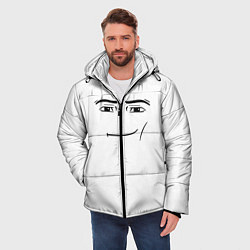 Куртка зимняя мужская Одежда Man Face Roblox, цвет: 3D-черный — фото 2
