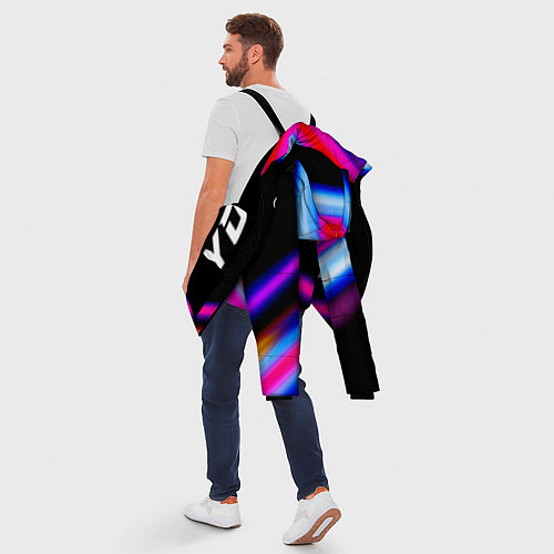 Мужская зимняя куртка BYD speed lights / 3D-Черный – фото 5
