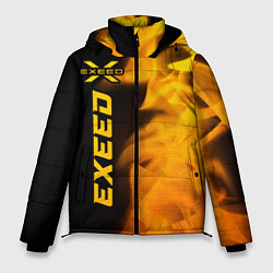 Куртка зимняя мужская Exeed - gold gradient: по-вертикали, цвет: 3D-черный
