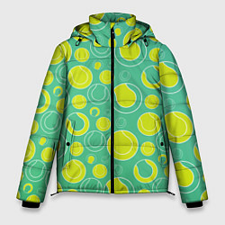 Куртка зимняя мужская Теннисные мячики, цвет: 3D-светло-серый