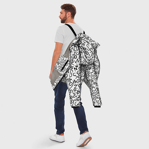 Мужская зимняя куртка Текстурка / 3D-Светло-серый – фото 5