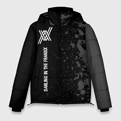 Куртка зимняя мужская Darling in the FranXX glitch на темном фоне: по-ве, цвет: 3D-черный