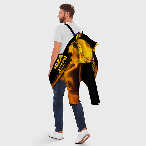 Мужская зимняя куртка Forza Horizon - gold gradient: по-вертикали / 3D-Черный – фото 5