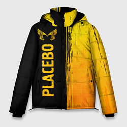Куртка зимняя мужская Placebo - gold gradient: по-вертикали, цвет: 3D-черный