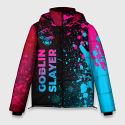 Куртка зимняя мужская Goblin Slayer - neon gradient: по-вертикали, цвет: 3D-черный