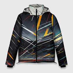 Куртка зимняя мужская Безграничные трещины, цвет: 3D-светло-серый