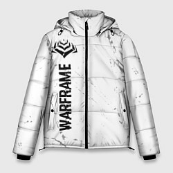 Куртка зимняя мужская Warframe glitch на светлом фоне: по-вертикали, цвет: 3D-черный
