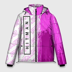 Куртка зимняя мужская Hitman pro gaming: по-вертикали, цвет: 3D-черный