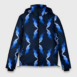 Куртка зимняя мужская Синяя ночь, цвет: 3D-черный